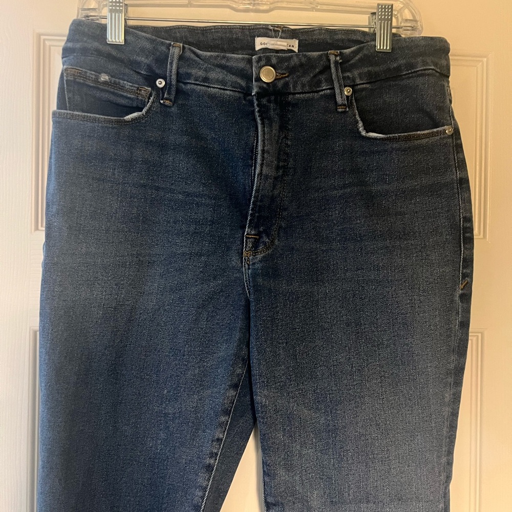 Good American Dark Blue Denim Jeans